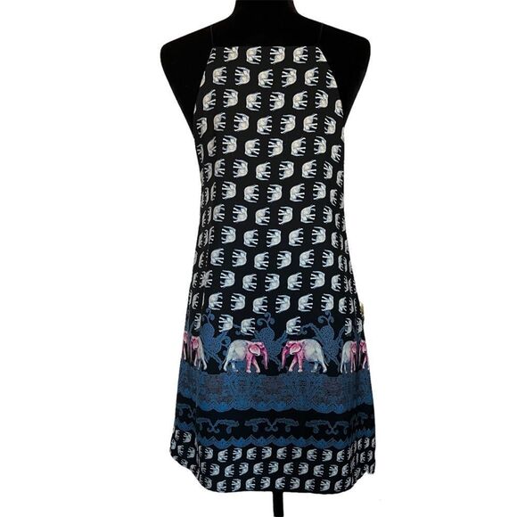 Audrey 3+1 Elephant Print Trapeze Dress Size Small - Picture 5 of 8